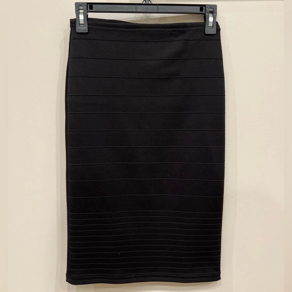 Black Topshop bandage pencil skirt